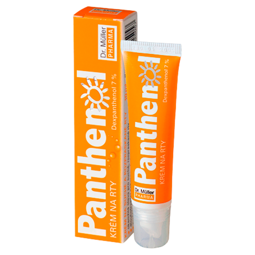 Panthenol krém na pery 7% 10ml (Dr.Müller)