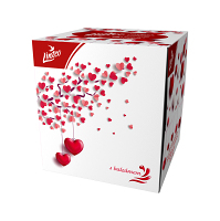 LINTEO Papierové vreckovky 3-vrstvové BOX Love 60 ks