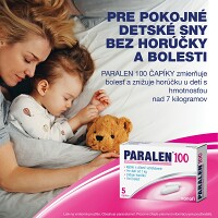 PARALEN 100 mg 5 čapíkov