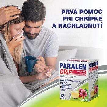 PARALEN GRIP horúci nápoj echinacea a šípky plo por 500 mg/10 mg 12 vrecúšok (Lieky na chrípku a prechladnutie) - obrázok 2/4