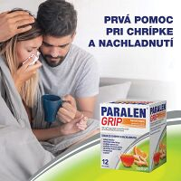 PARALEN GRIP horúci nápoj pomaranč a zázvor prášok na perorálny roztok 500 mg/10 mg 12 vrecúšok