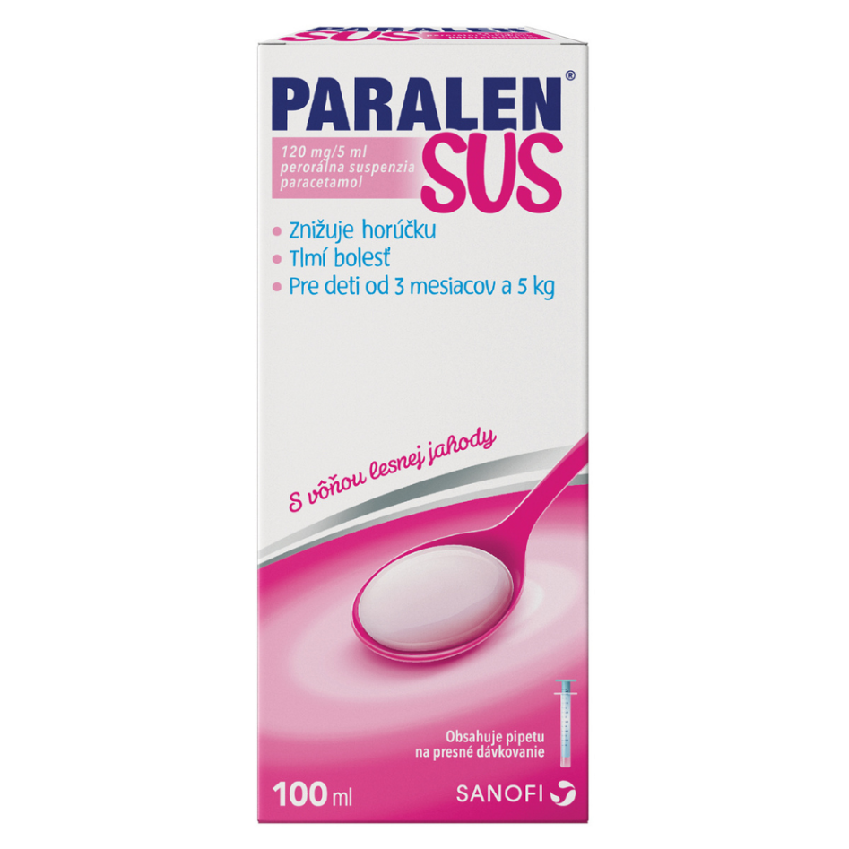 PARALEN suspenzia 100 ml kúpite na Mojalekaren.sk