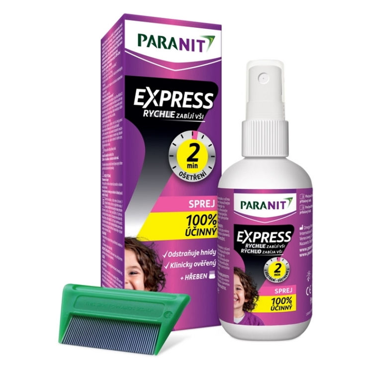 PARANIT Express sprej + hrebeň kúpite na Mojalekaren.sk