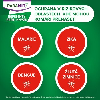 PARANIT Repelent Maximum Repelent proti komárom 75 ml