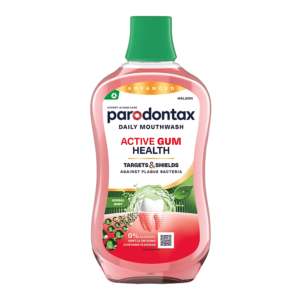 PARODONTAX Active gum herbal mint ústna voda 500 ml