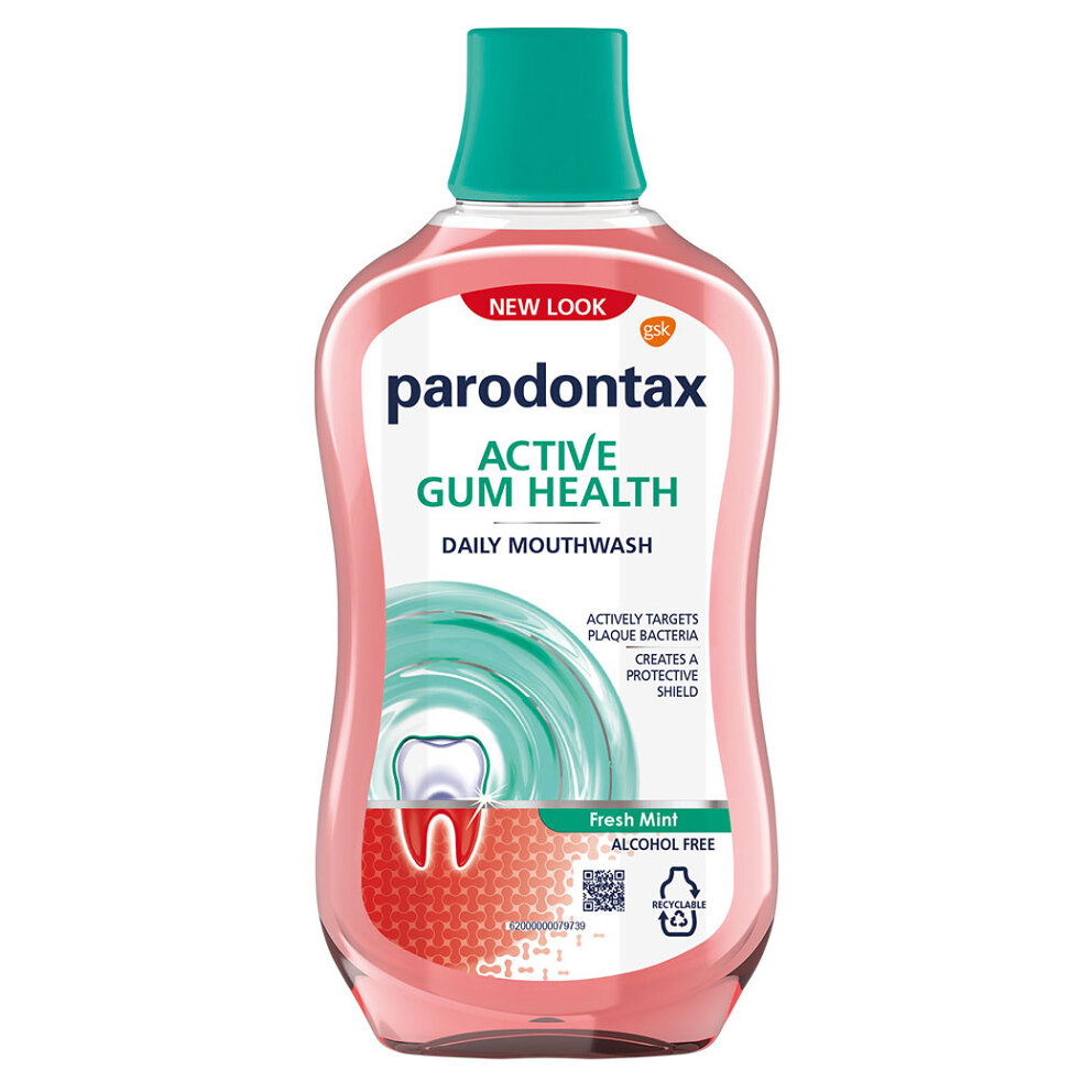 PARODONTAX Daily Gum Care Fresh Mint ústna voda 500 ml kúpite na Mojalekaren.sk