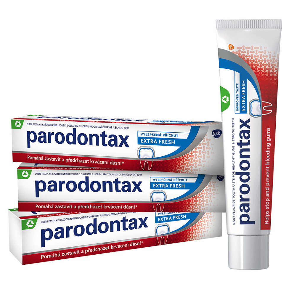 PARODONTAX Extra Fresh zubná pasta 3 x 75 ml