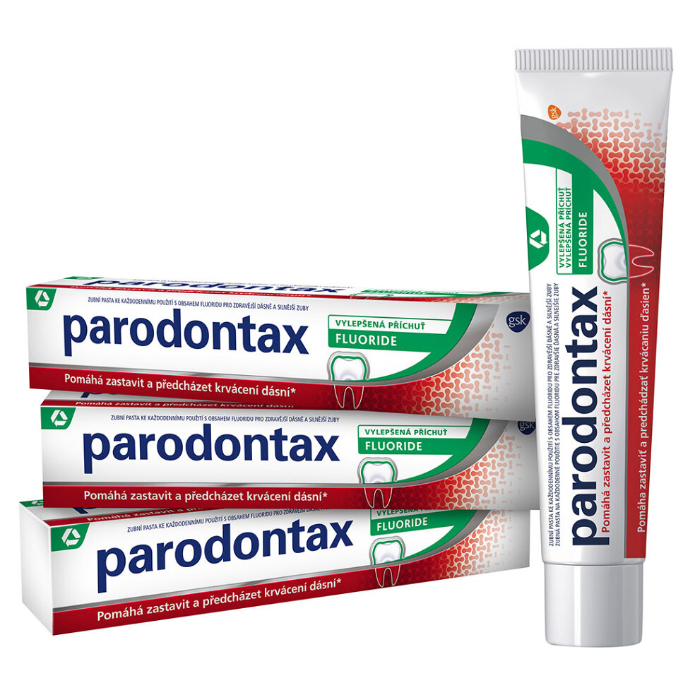 PARODONTAX Fluoridová zubná pasta 3 x 75 ml