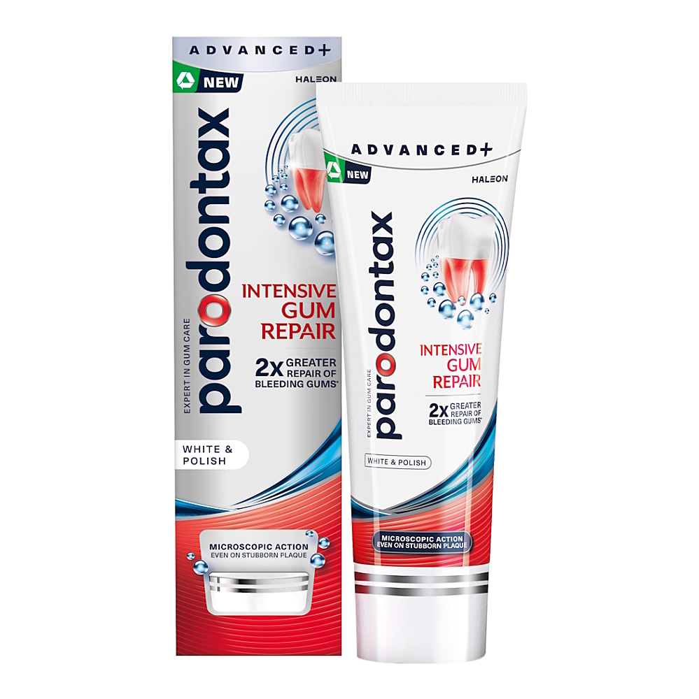 PARODONTAX Intensive gum repair white & polish zubná pasta 75 ml