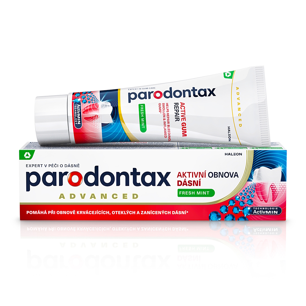 PARODONTAX Whitening Zubná pasta s kyselinou hyalurónovou 75 ml