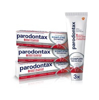 PARODONTAX zubná pasta Kompletná ochrana Whitening 3 x 75 ml