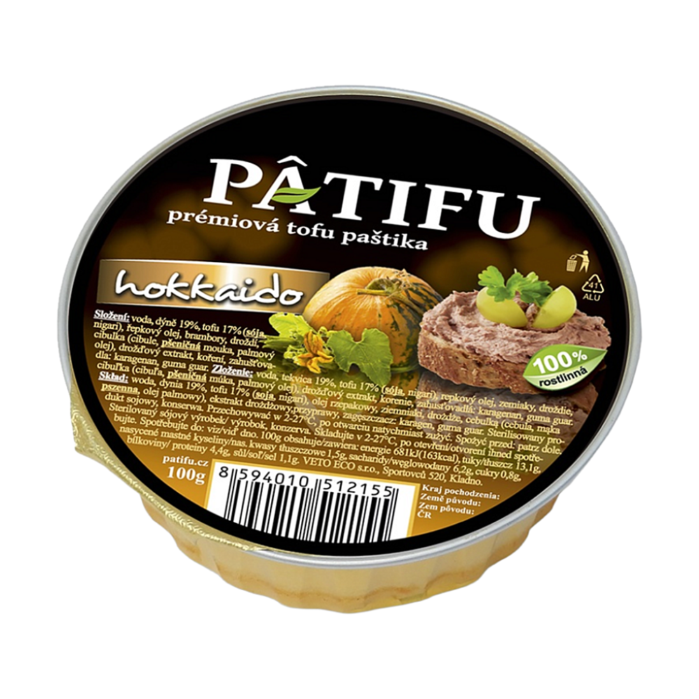 E-shop PATIFU ​​Prémiová tofu paštéta hokkaido 100 g