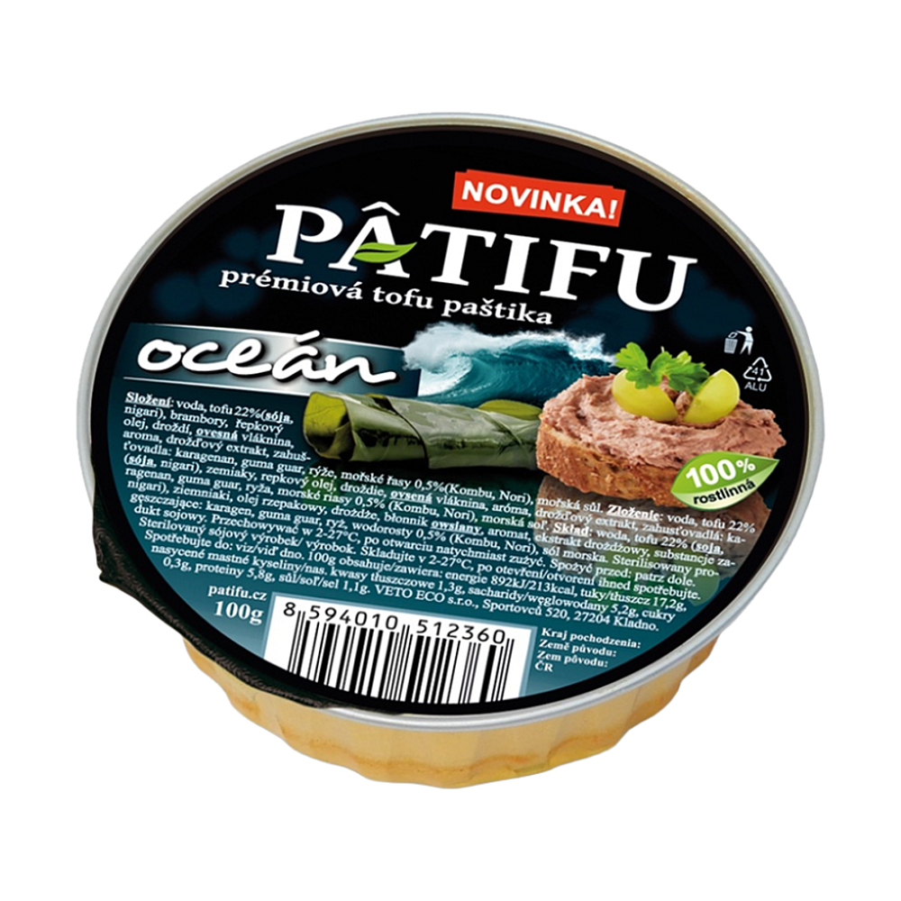 PATIFU Prémiová tofu paštéta oceán 100g