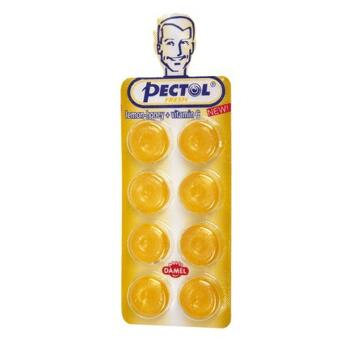 Pectol-citrónový drops bez cukru s vit.C blister