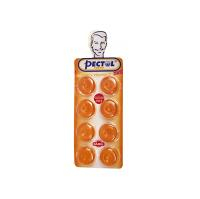 PECTOL Dropsy s pomarančovou príchuťou a vitamínom C blister 8 kusov