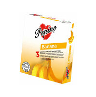 PEPINO prezervatívy kondómy banán 3 kusy