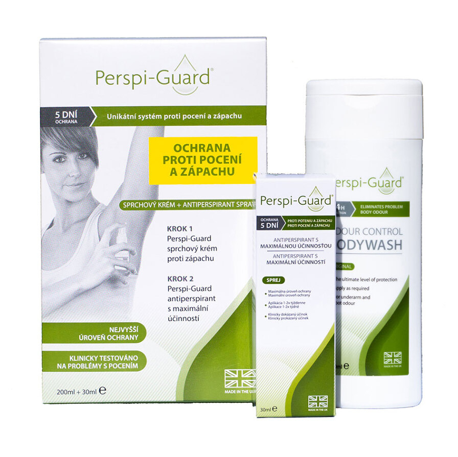 Perspi-Guard Balíček antiperspirant 30 ml + sprchový krém proti zápachu 200 ml