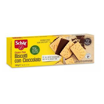 SCHÄR Biscotti con Cioccolato Polomáčané sušienky bez lepku 150 g