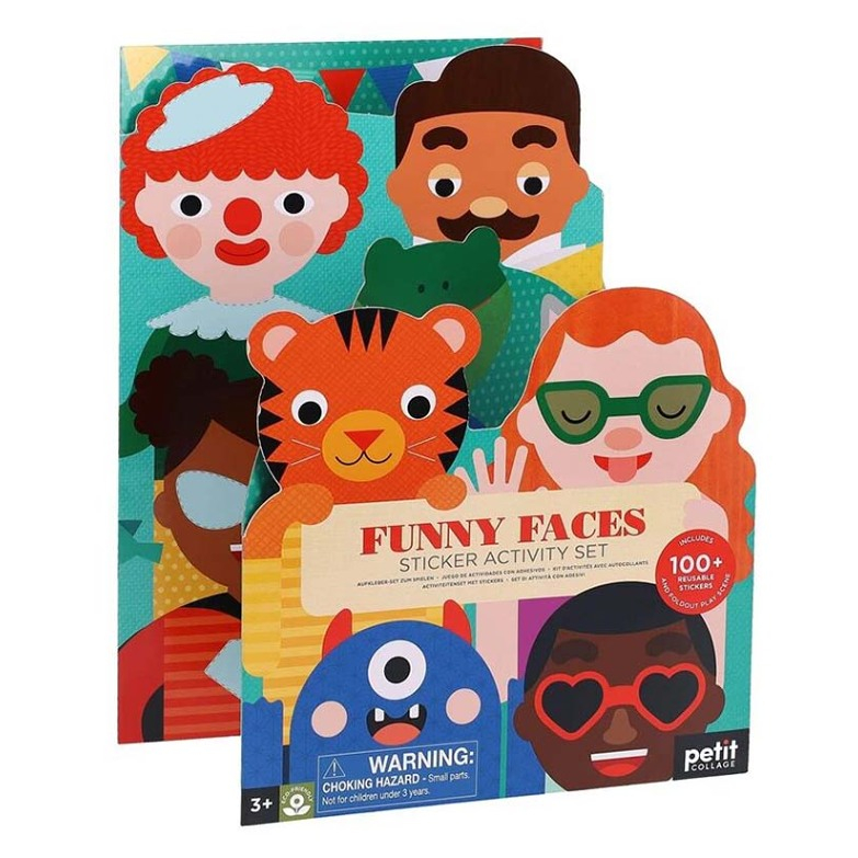 E-shop PETITCOLLAGE Sada aktivít legrační tváre