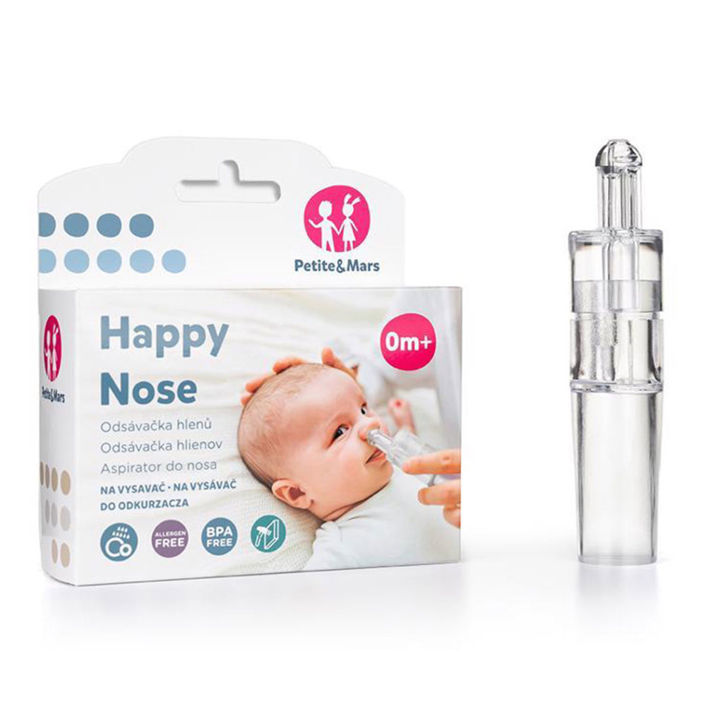 PETITE&MARS Odsávačka nosných hlienov na vysávač Happy Nose 0 m+