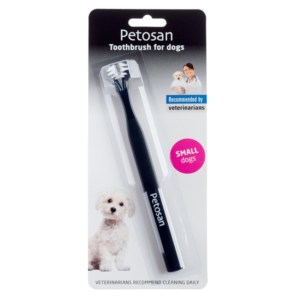 E-shop PETOSAN zubná kefka dvojhlavá pre psov Small