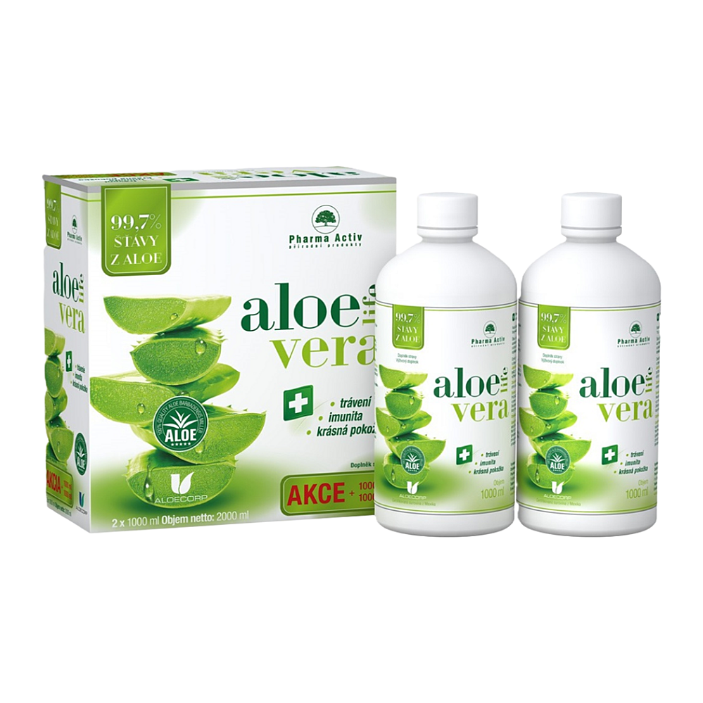 PHARMA ACTIV Aloe Live 1000 ml 1+1 ZADARMO kúpite na Mojalekaren.sk