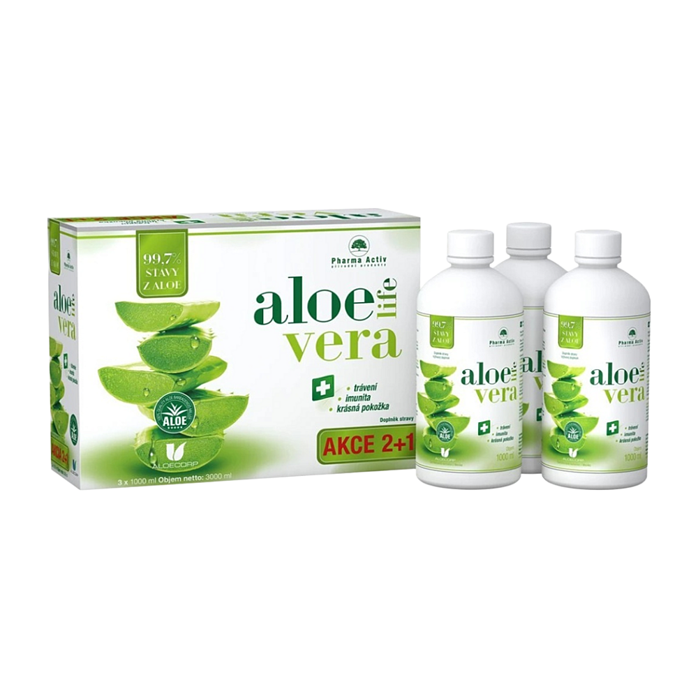 Pharma Activ AloeVeraLife šťava z aloe 99,7% 3 x 1000 ml kúpite na Mojalekaren.sk