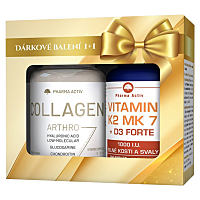 PHARMA ACTIV Collagen arthro 90 tabliet + Vitamín K2 MK7 + D3 forte 1000 I.U. 125 tabliet