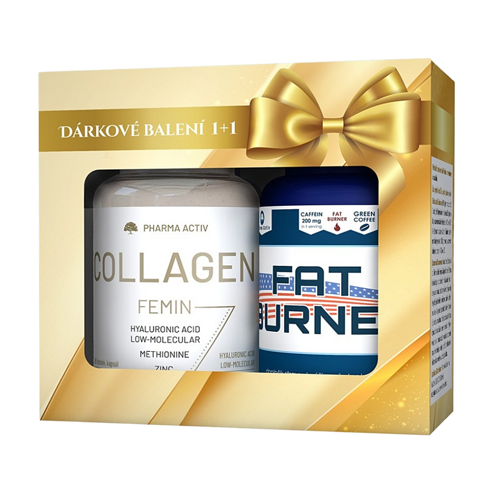 PHARMA ACTIV Collagen femin 90 kapsúl + Fat burner 90 kapsúl kúpite na Mojalekaren.sk