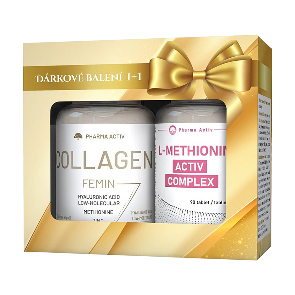 PHARMA ACTIV Collagen femin 90 kapsúl + L-metionín activ complex 90 tabliet kúpite na Mojalekaren.sk