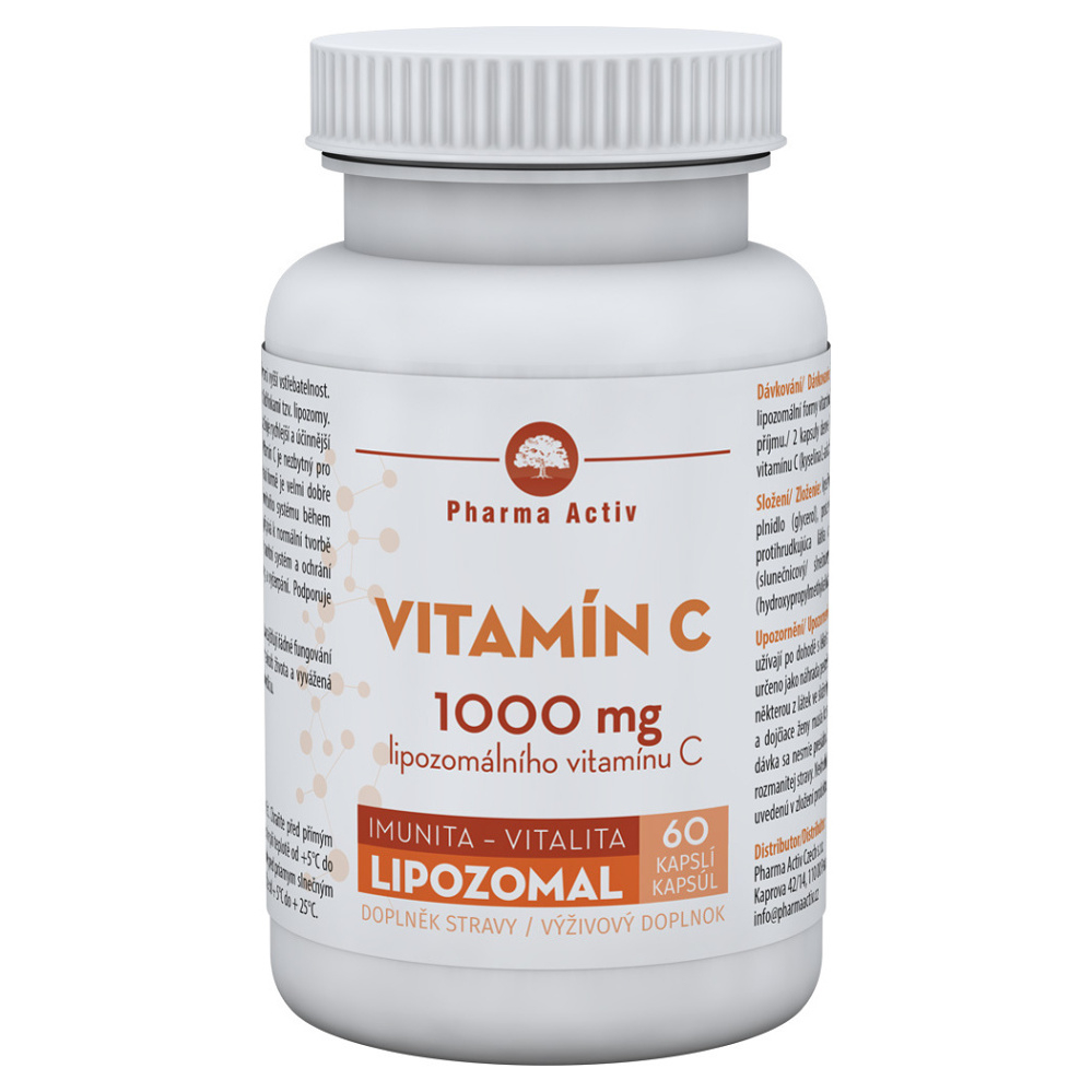 PHARMA ACTIV Lipozomal vitamín C 1000 mg 60 kapsúl kúpite na Mojalekaren.sk