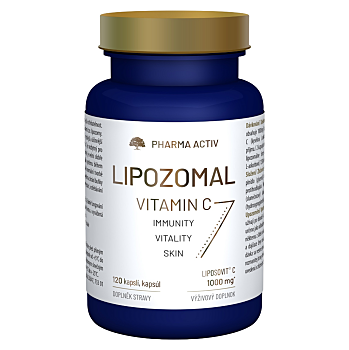 PHARMA ACTIV Lipozomal vitamín C 1000 mg 120 kapsúl (Vitamín C) - Jednozložkové, Lipozomálny