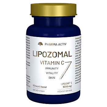 PHARMA ACTIV Lipozomal vitamín C 1000 mg 60 kapsúl (Vitamín C) - Jednozložkové, Lipozomálny