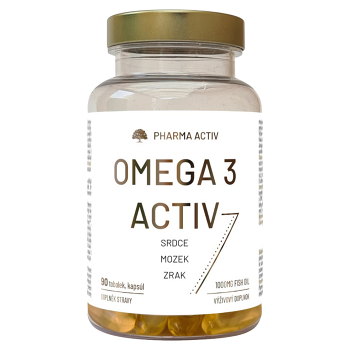 PHARMA ACTIV Omega 3 Activ 90 kapsúl (Omega 3 a rybí olej) - Viaczložkové