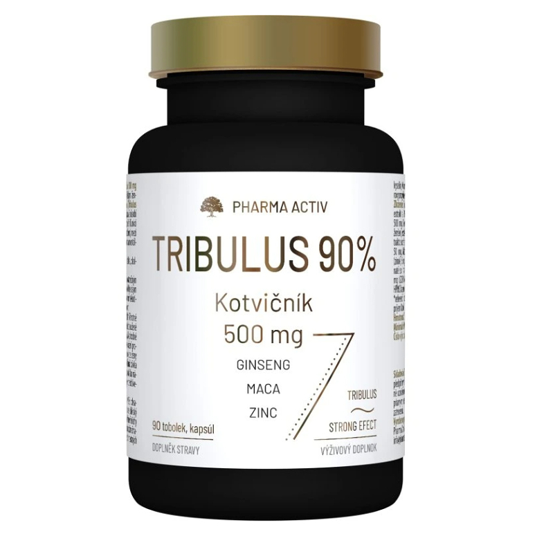 PHARMA ACTIV Tribulus 90% kotvičník 500 mg 90 kapsúl