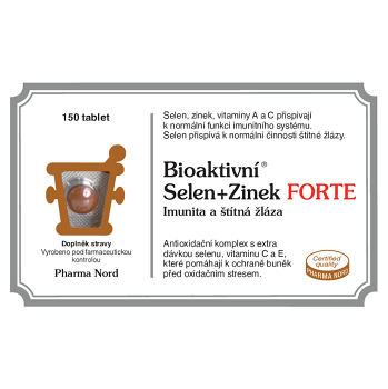 PHARMA NORD Bioaktívny selén + zinok forte 150 tabliet