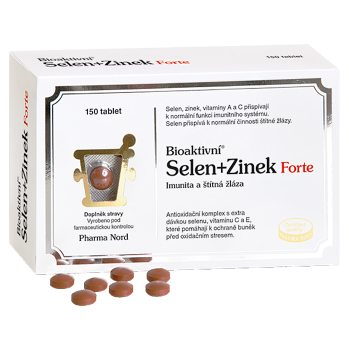 PHARMA NORD Bioaktívny selén + zinok forte 150 tabliet