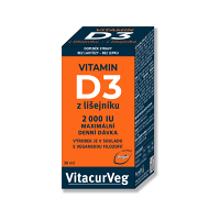 PHARMALIFE Vitamín D3 z lišajníka 2000 IU 30 ml