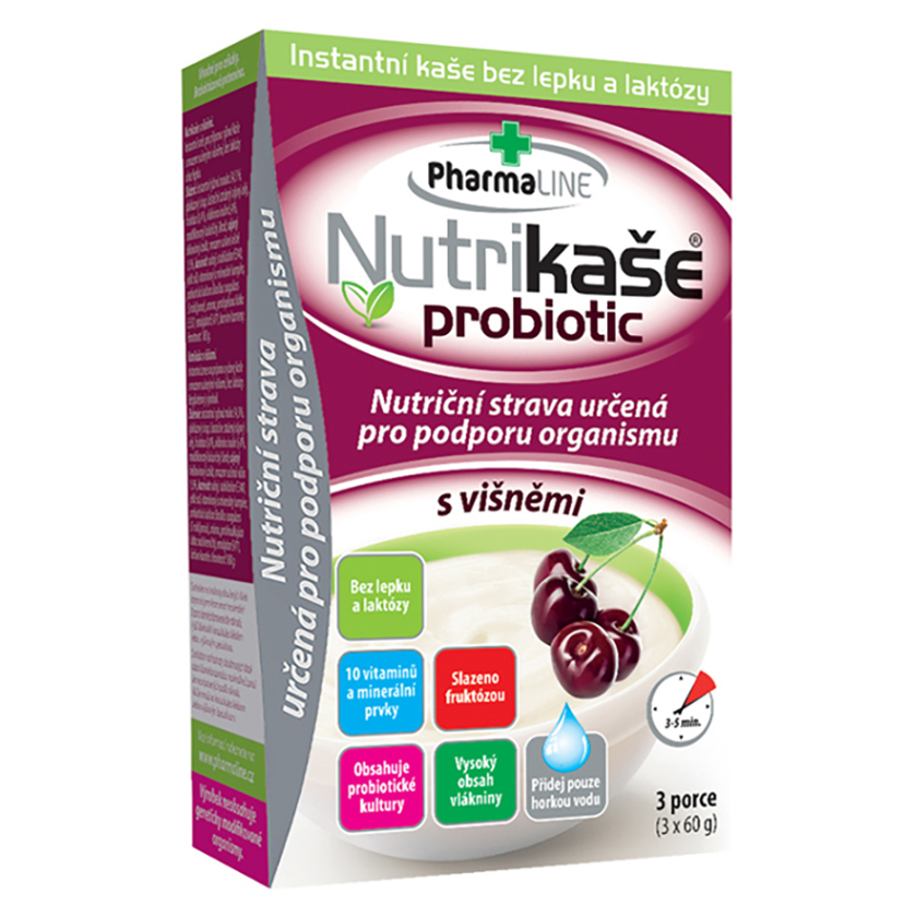 PHARMALINE Nutrikaše probiotic s višňami 3 x 60 g kúpite na Mojalekaren.sk