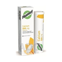 PHARMAVIT Calcium 500 mg 20 šumivých tabliet