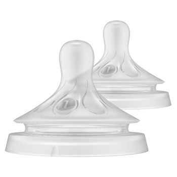 PHILIPS AVENT Cumlík Natural Response 1 prvý prietok 0m, 2 ks (Cumlíky na fľaše) - obrázok 1/4