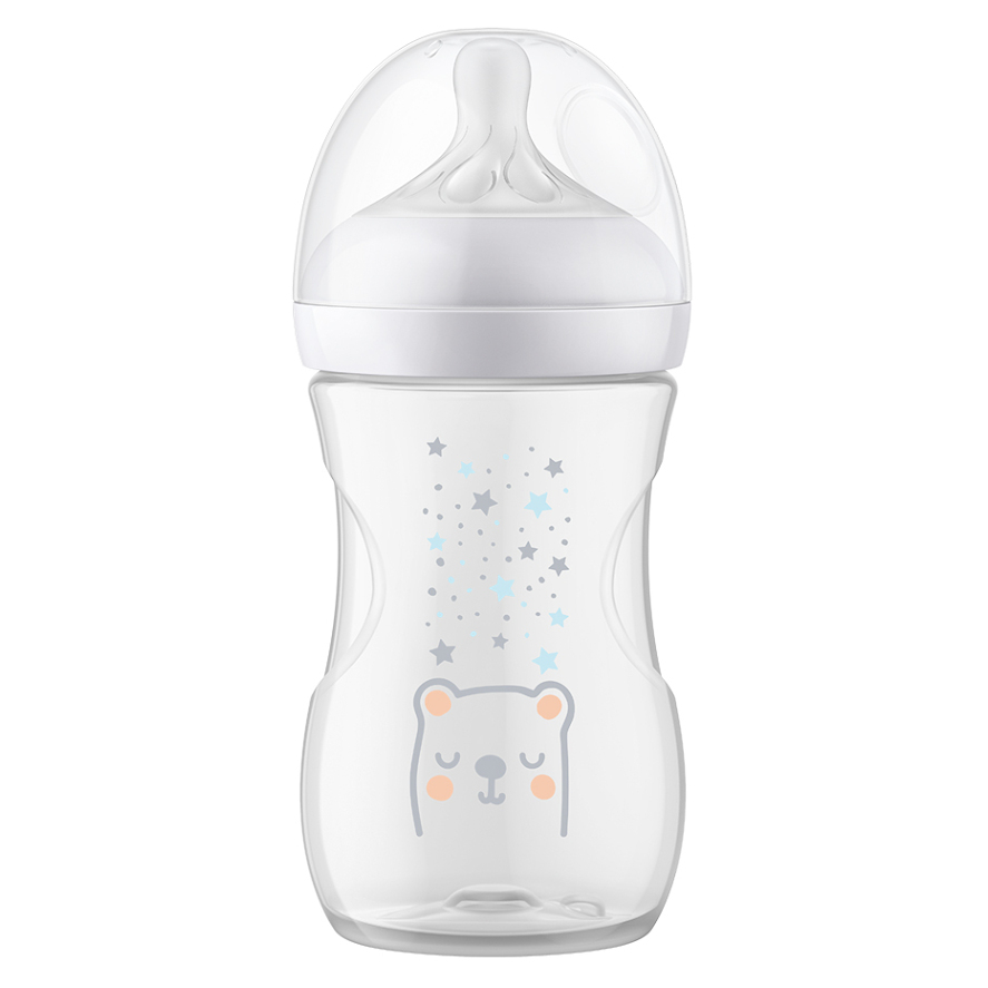 Avent Philips fľaša Natural Response s ventilom AirFree slon transparentní 260 ml kúpite na Mojalekaren.sk
