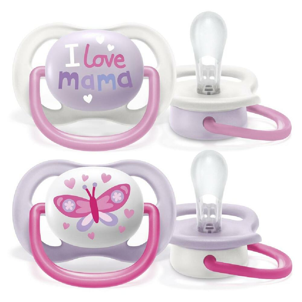 PHILIPS AVENT Cumlík Ultra air Text 0-6m dievča 2 ks kúpite na Mojalekaren.sk