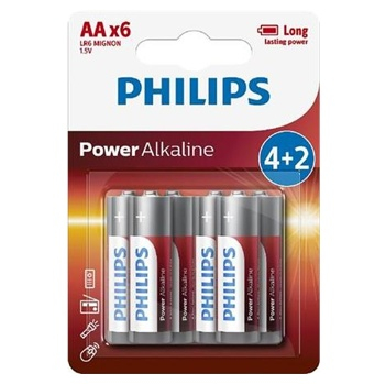PHILIPS LR6P6BP/10 tužkové batérie 6 kusov