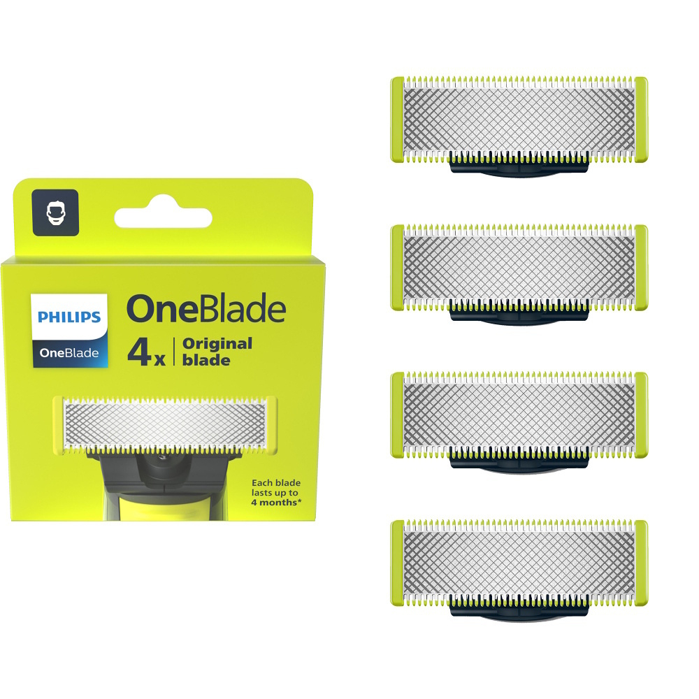 PHILIPS OneBlade QP240/50 náhradné čepele 4 kusy