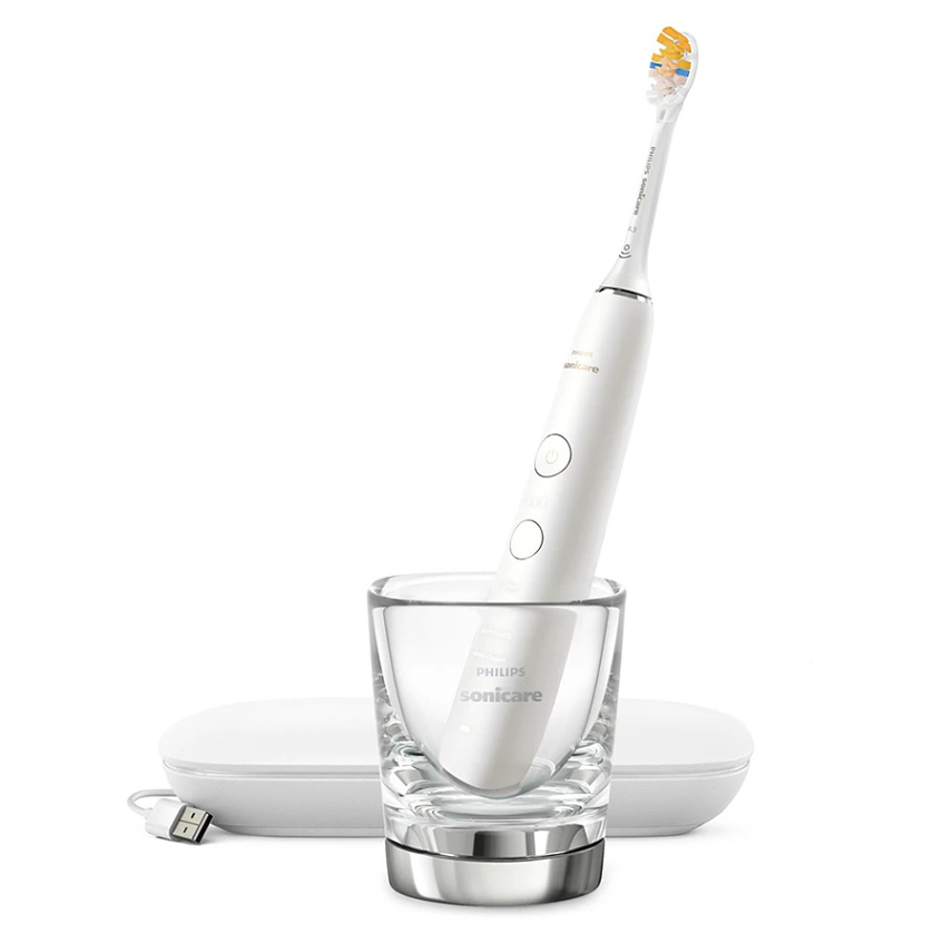 PHILIPS SONICARE Sonická zubná kefka 9000 DiamondClean HX9911/19 biela