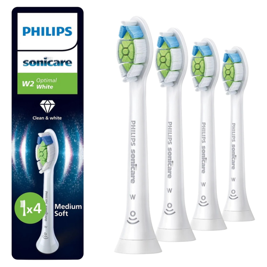 PHILIPS SONICARE Optimal White HX6064/87, bílé 4 ks
