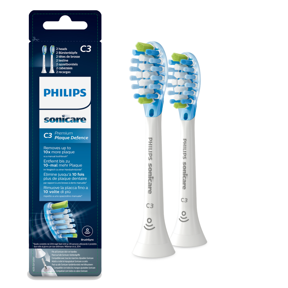 PHILIPS SONICARE Premium Plaque Defence HX9042/17 Náhradná hlavica 2 ks