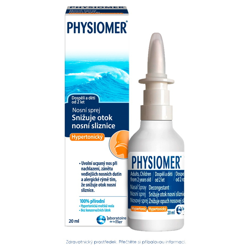 Physiomer Hypertonic nosný sprej 20 ml kúpite na Mojalekaren.sk