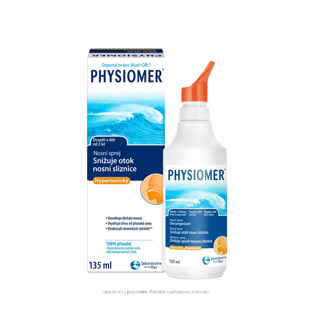 Physiomer Physiomer hypertonický nosný sprej pri nádche a prechladnutí 135 ml kúpite na Mojalekaren.sk